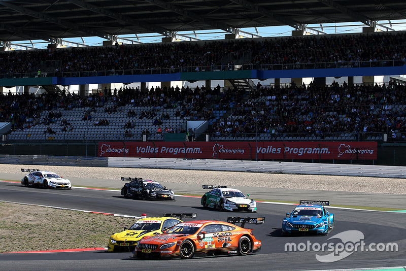 Lucas Auer, Mercedes-AMG Team HWA, Mercedes-AMG C63 DTM, Timo Glock, BMW Team RMG, BMW M4 DTM