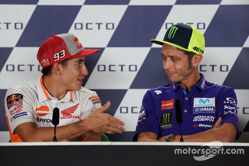 Валентино Россі, Yamaha Factory Racing, Марк Маркес, Repsol Honda Team