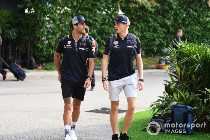 Daniel Ricciardo, Red Bull Racing e Max Verstappen, Red Bull Racing