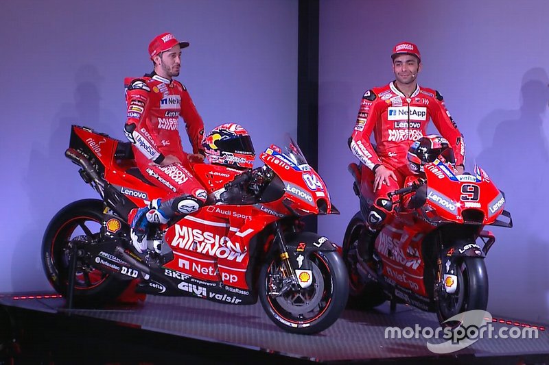 Andrea Dovizioso and Danilo Petrucci, Ducati Team