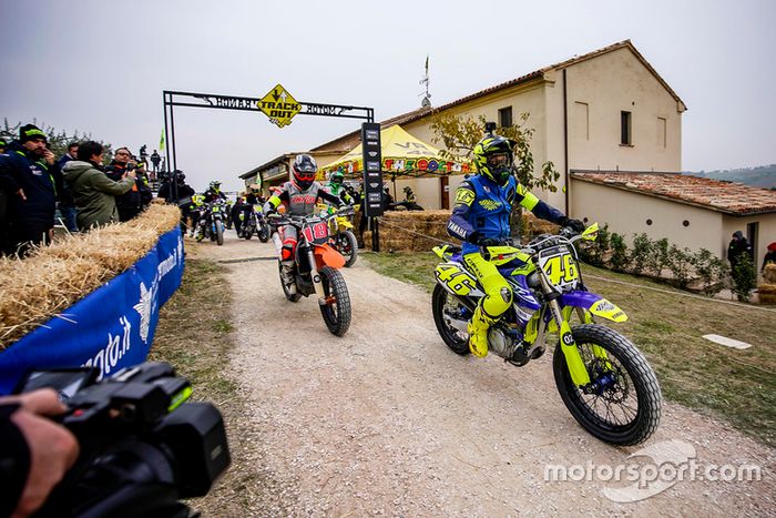 Valentino Rossi en acción
