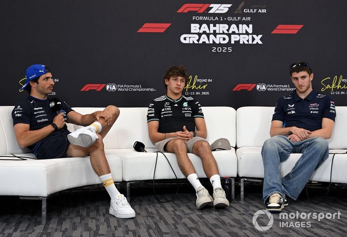 Andrea Kimi Antonelli, Mercedes, Jack Doohan, Alpine, Carlos Sainz, Williams