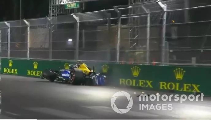 Franco Colapinto accidente Las Vegas.JPG