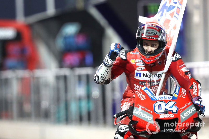 Переможець гонки Андреа Довіціозо, Ducati Team