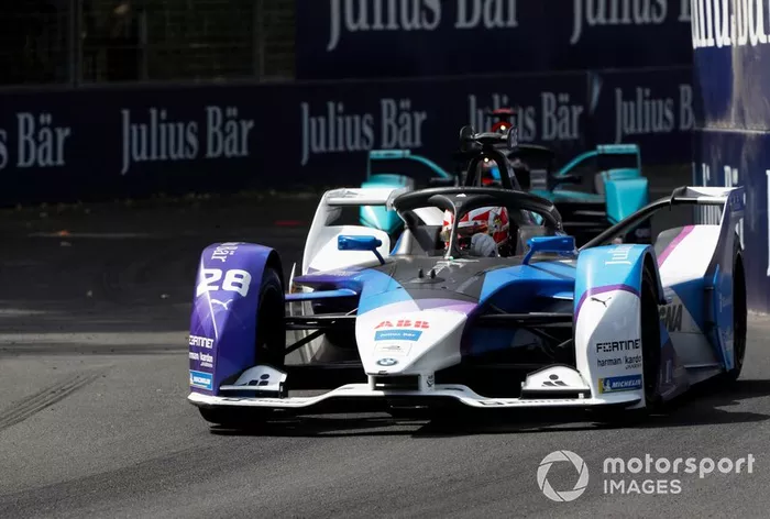 Maximilian Günther, BMW I Andretti Motorsports, BMW iFE.20 Mitch Evans, Jaguar Racing, Jaguar I-Type 4 