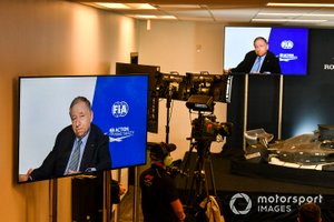 Los reglamentos técnicos de la Fórmula 1 2021 son presentados en una conferencia de prensa, por Jean Todt, Presidente de la FIA