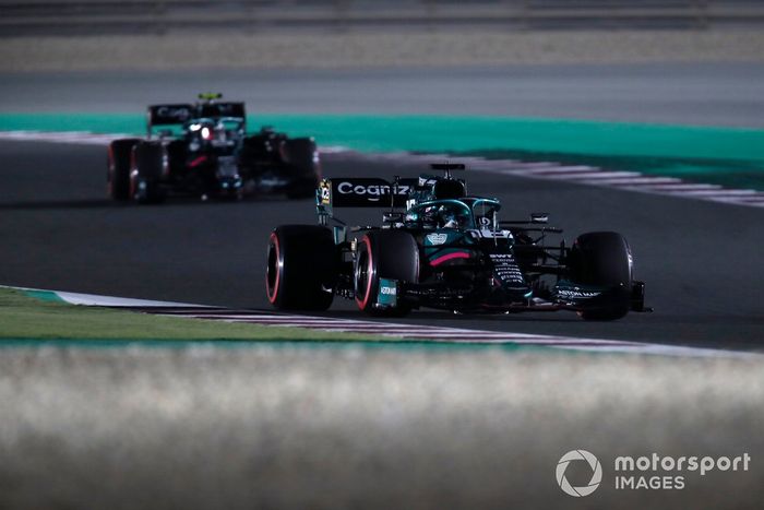 Lance Stroll, Aston Martin AMR21, Sebastian Vettel, Aston Martin AMR21