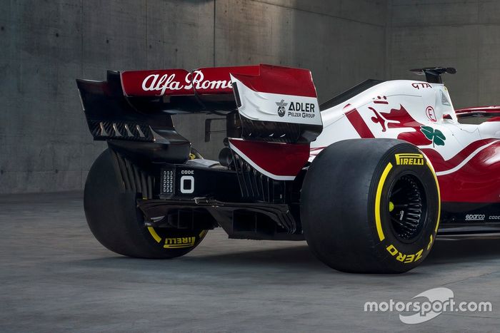 Parte trasera del Alfa Romeo Racing C41
