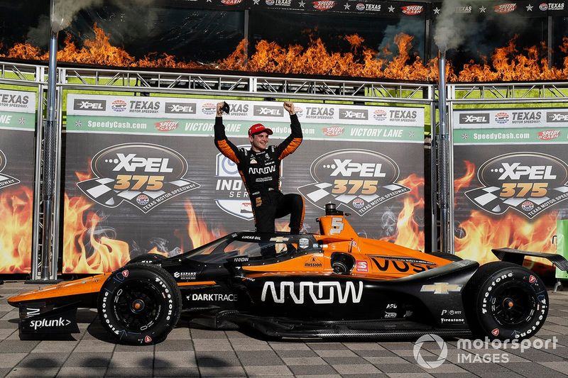 Ganador Patricio O'Ward, Arrow McLaren SP Chevrolet