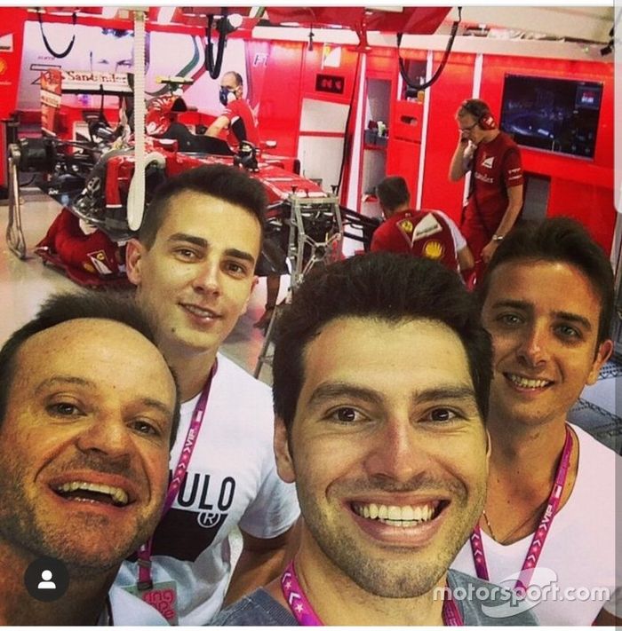 Rubens Barrichello, Diego Nunes, Galid Osman e Felipe Lapenna