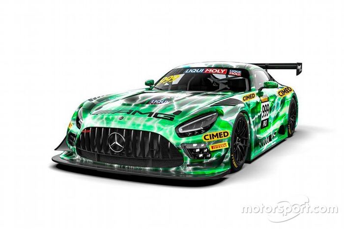 Modelo do carro que será usado por Felipe Fraga no Intercontinental GT Challenge
