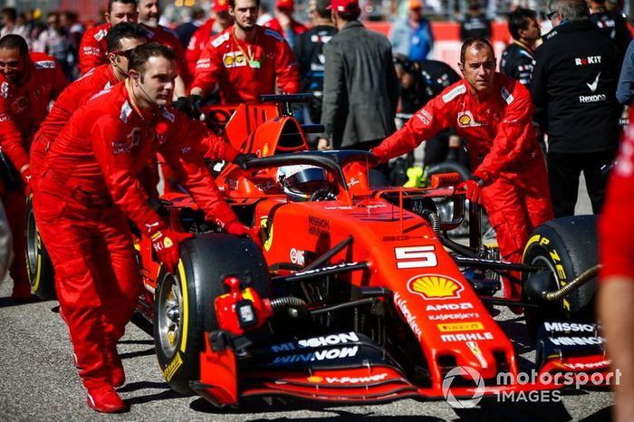 Sebastian Vettel, Ferrari (ABANDONO)