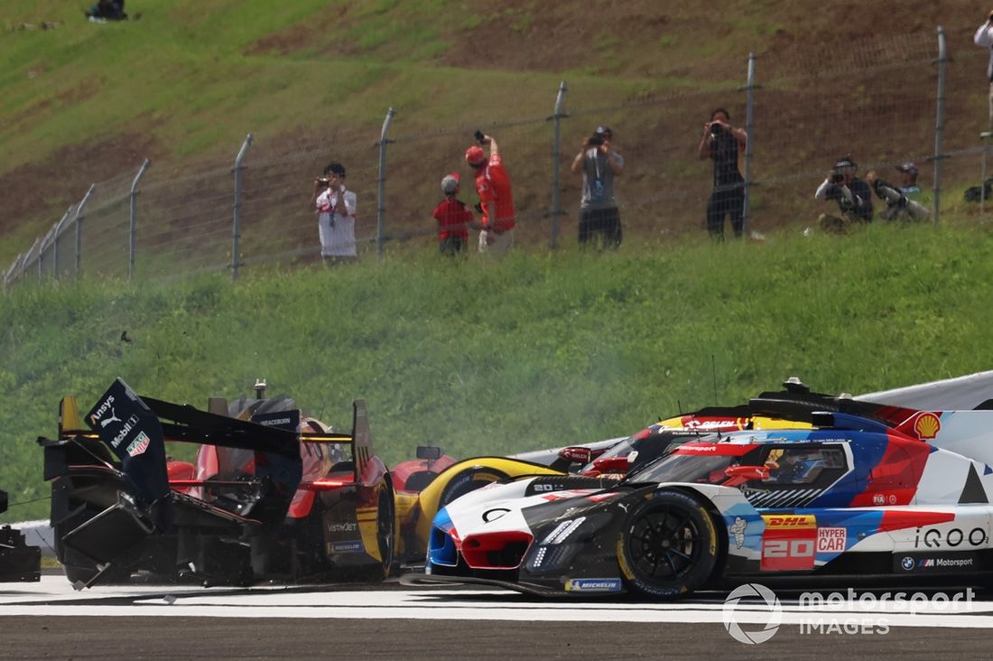 #50 Ferrari AF Corse Ferrari 499P: Antonio Fuoco, Miguel Molina, Nicklas Nielsen,#5 Porsche Penske Motorsport Porsche 963: Matt Campbell, Michael Christensen, Frederic Makowiecki