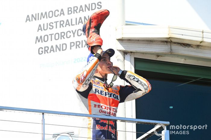 Podio: segundo lugar Marc Márquez, Repsol Honda Team