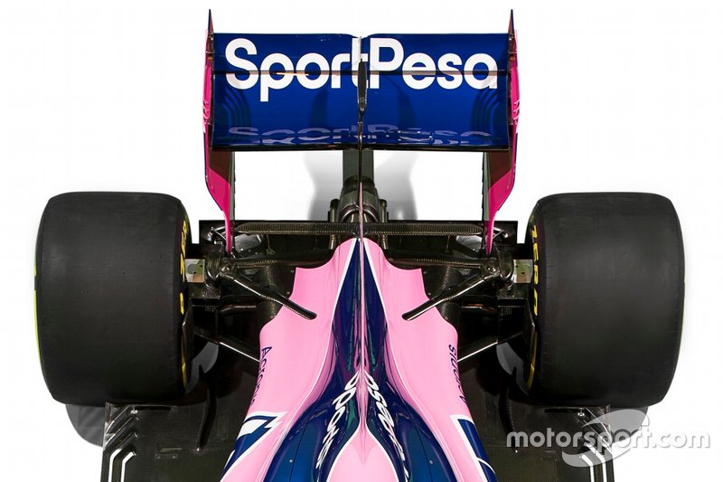 Détail de la livrée Racing Point