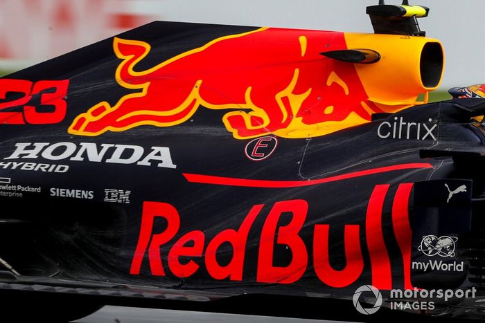 Red Bull Racing RB16 side detail