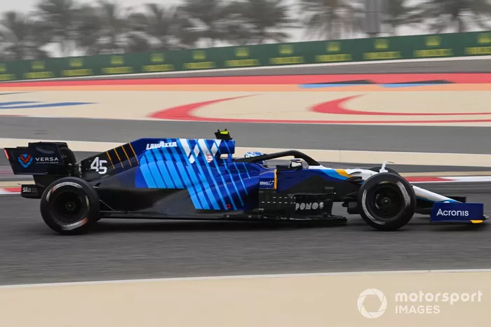 Lateral: Williams FW43B 
