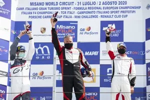 Podio: Carlo Scarpellini, Tsunami RT, Stefano Bianconi e Diego Mercurio, Ghinzani Arco Motorsport e Massimiliano Donzelli, GDL Racing