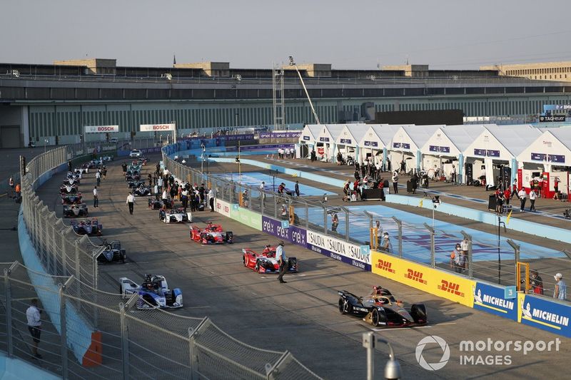 Jean-Eric Vergne, DS Techeetah, DS E-Tense FE20, Maximilian Gunther, BMW I Andretti Motorsports, BMW iFE.20, Jérôme d'Ambrosio, Mahindra Racing, M6Electro 