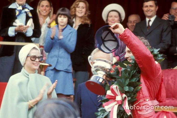 Podio:  Princesa Grace y Niki Lauda ganador