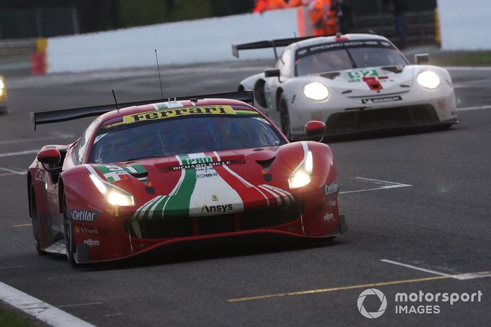 #51 AF Corse Ferrari 488 GTE Evo LMGTE Pro de Alessandro Pier Guidi, James Calado