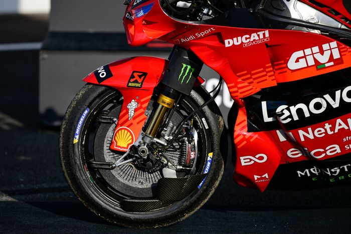 Ducati Team bike detail
