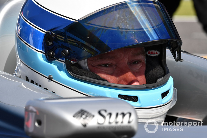 Mika Hakkinen, McLaren MP4-13 lors des Legends F1 30th Anniversary Lap Demonstration