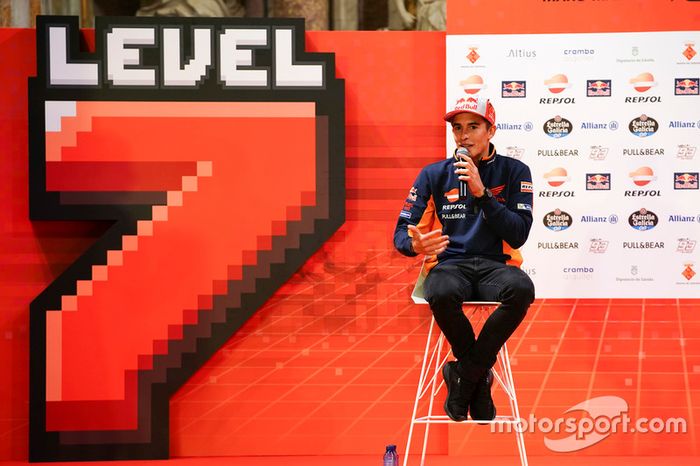 Campeón 2018 Marc Márquez, Repsol Honda Team celebra en Cervera