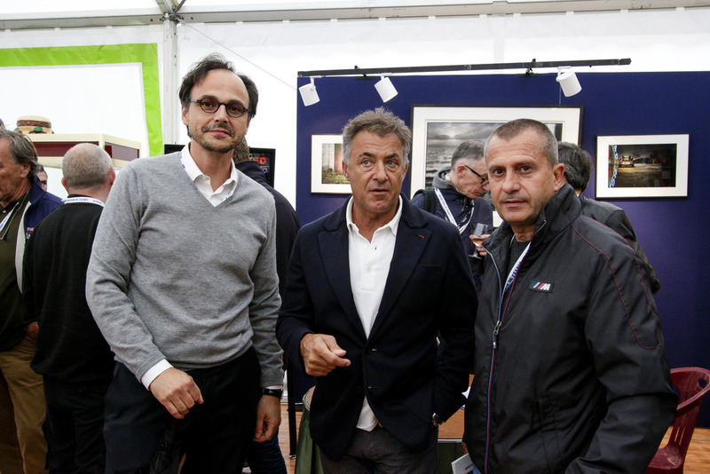 Nicolas Deschaux, Jean Alesi et Yannick Dalmas