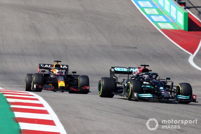 Lewis Hamilton, Mercedes W12, Max Verstappen, Red Bull Racing RB16B