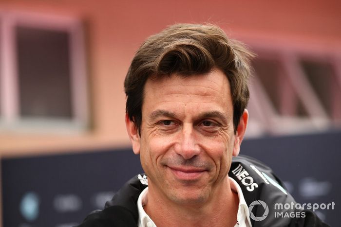 Toto Wolff, director del equipo y consejero delegado de Mercedes AMG, es entrevistado para Sky Sports F1