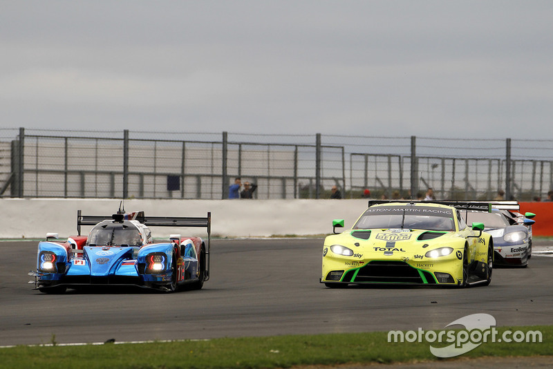 #11 SMP Racing BR Engineering BR1: Mikhail Aleshin, Vitaly Petrov, Jenson Button, #97 Aston Martin Racing Aston Martin Vantage AMR: Alex Lynn, Maxime Martin