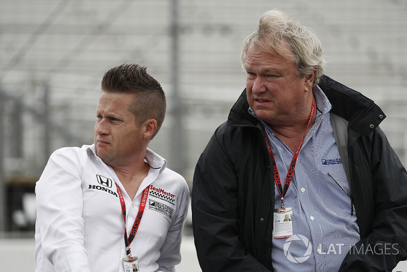Dale Coyne se inspira en el peinado de James "Sulli" Sullivan Sebastien Bourdais, Dale Coyne Racing con Vasser-Sullivan Honda