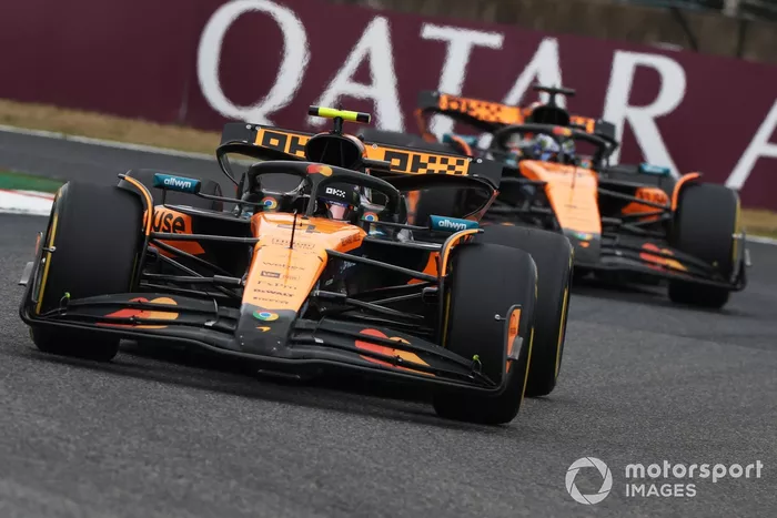 Lando Norris, McLaren, Oscar Piastri