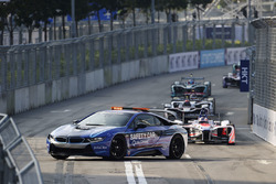 The race starts behind the safety car
