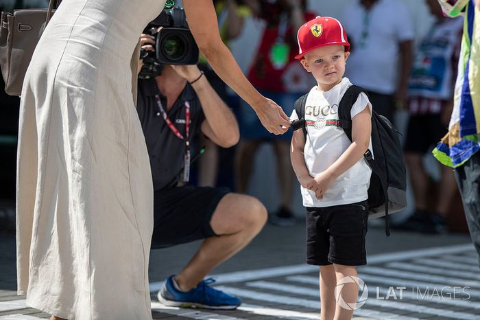 Robin Raikkonen, hijo de Kimi Raikkonen, Ferrari