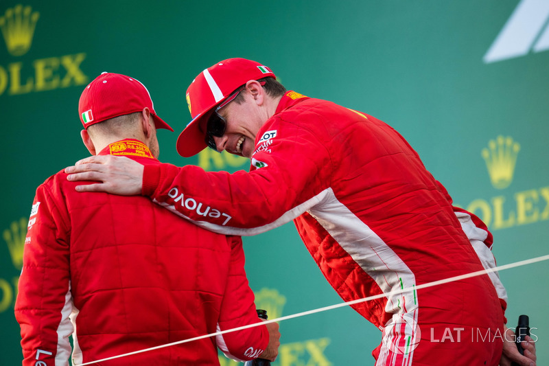 Sebastian Vettel, Ferrari, Kimi Raikkonen, Ferrari