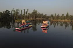Esibizione Formula E a Xochimilco
