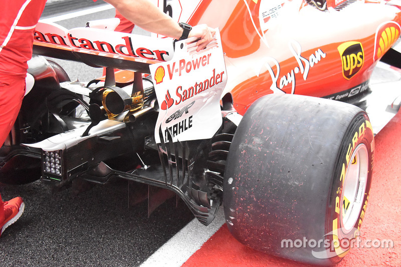 Ferrari SF70H: Heckpartie