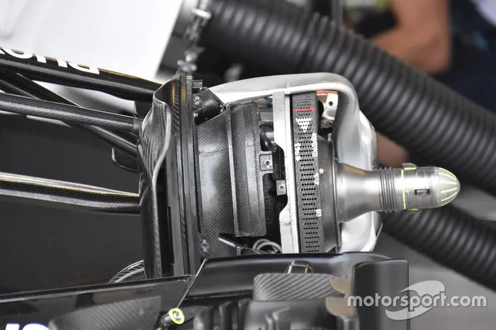 Un frein avant de la Williams FW40