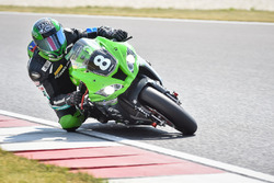 #8 Bolliger Team Switzerland, Kawasaki: Horst Saiger, Roman Stamm, Michael Savary