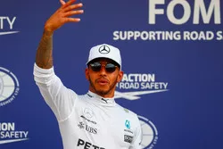 Pole man Lewis Hamilton, Mercedes AMG