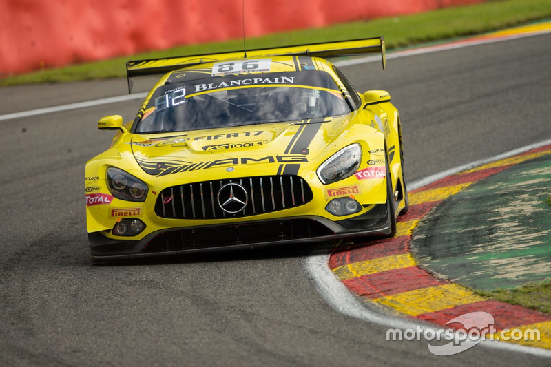 #86 AMG-Team HTP Motorsport, Mercedes-AMG GT3: Maximilian Götz, Thomas Jäger, Gary Paffett