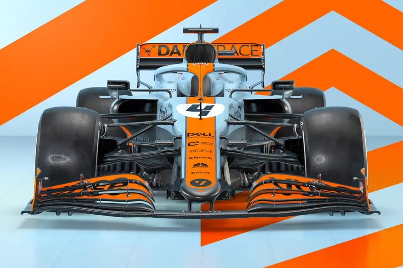マクラーレンF1、モナコGPで”ガルフオイル”の特別カラーリングを実施 マクラーレンF1、モナコGPで”ガルフオイル”の特別カラーリングを実施