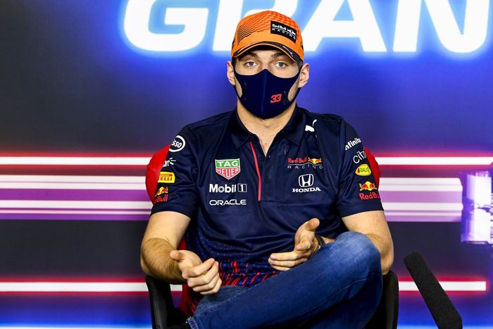 Max Verstappen, Red Bull Racing en la conferencia de prensa