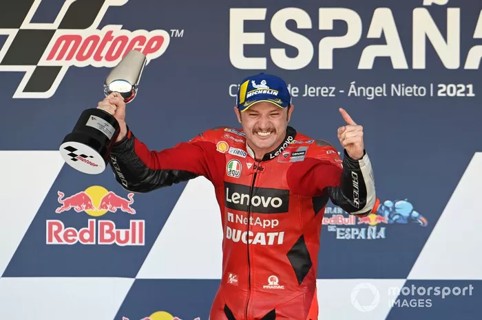 Podio: il vincitore Jack Miller, Ducati Team
