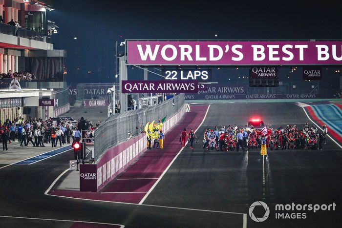 Inicio de la carrera 