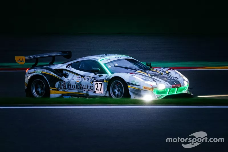 #27 Hub Auto Ferrari 488 GT3: Kamui Kobayashi, Marcos Gomes, Tom Blomqvist