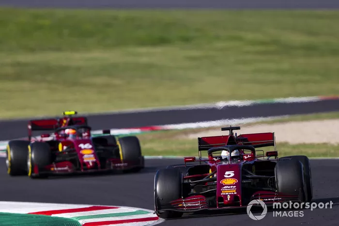 Sebastian Vettel, Ferrari SF1000, Charles Leclerc, Ferrari SF1000