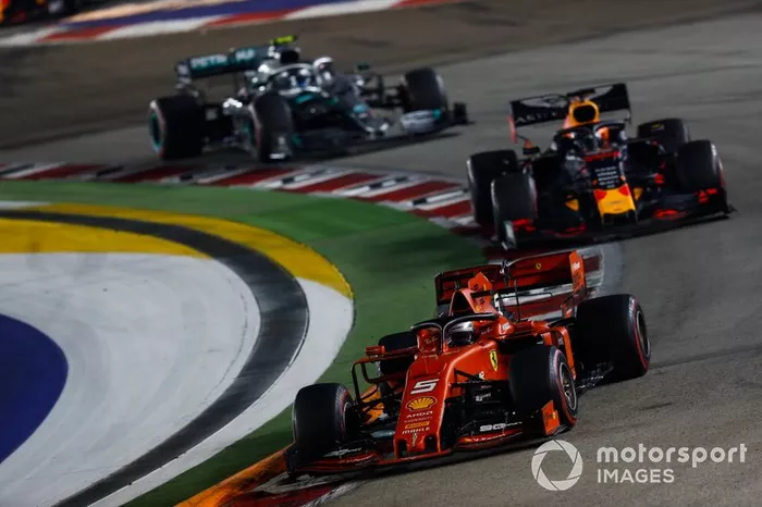 GP de Singapura: Vettel vence Leclerc na estratégia